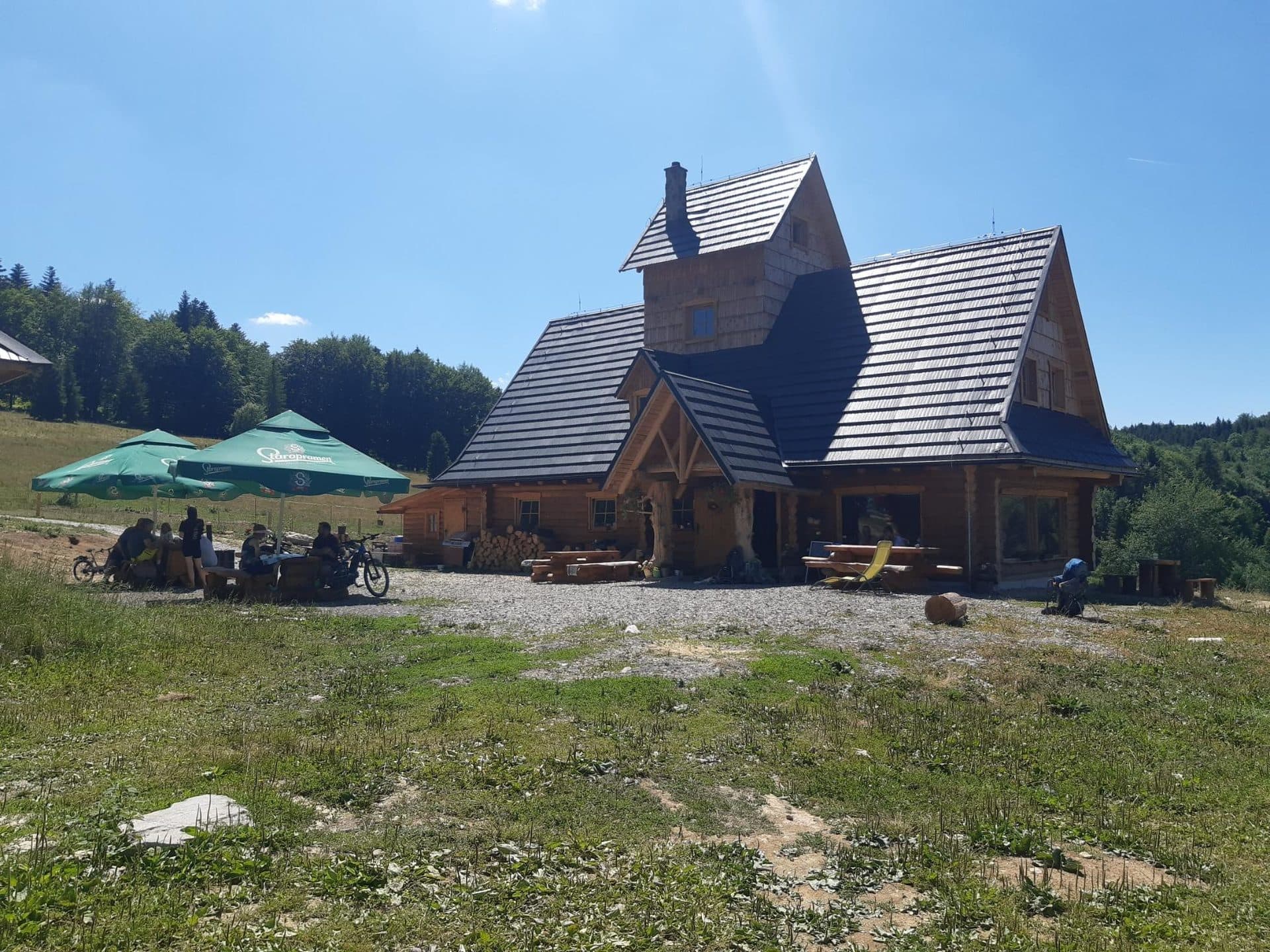 Gazdovský dvor v sedle Chlipavice